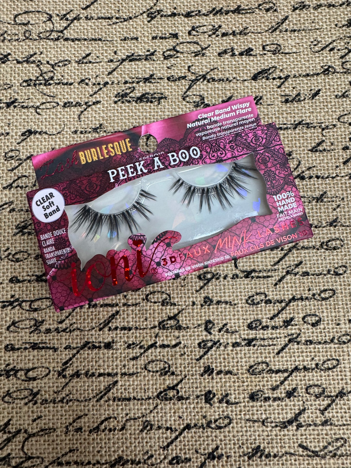 Ioni NATURAL LASHES Faux Mink Eyelashes VARIOUS STYLES (1 Pair Pack)