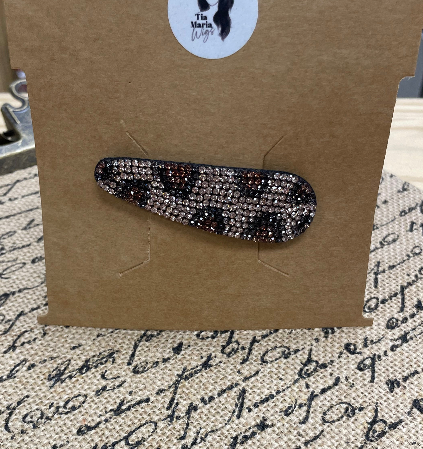 Sparkly Oversized Barrettes For Wigs & Hair