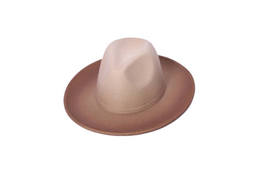 Ladies Ombre Fashion Fedora Style Hat
