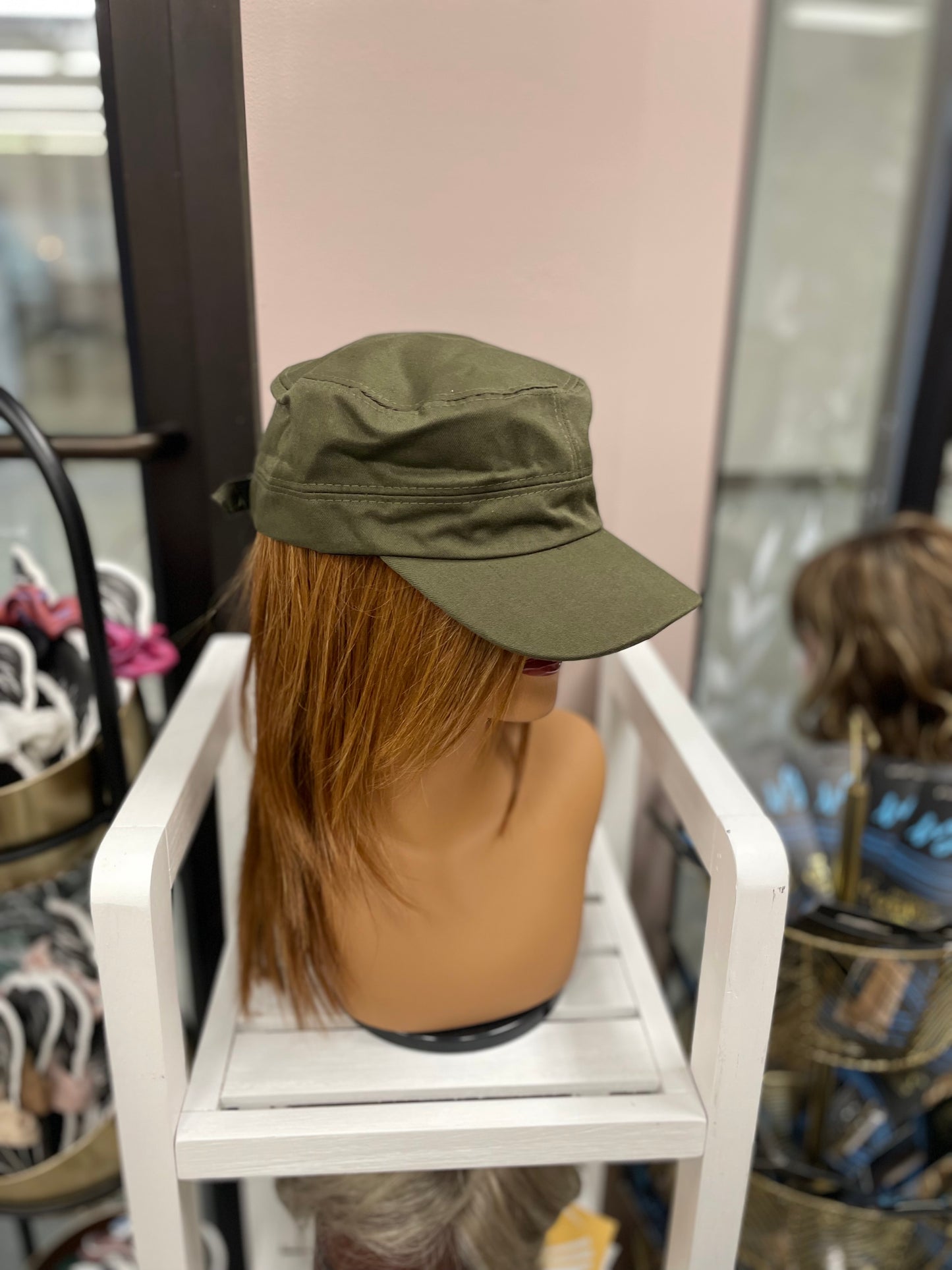 Lightweight Army-Style Cap – Perfect for Wig Wearers