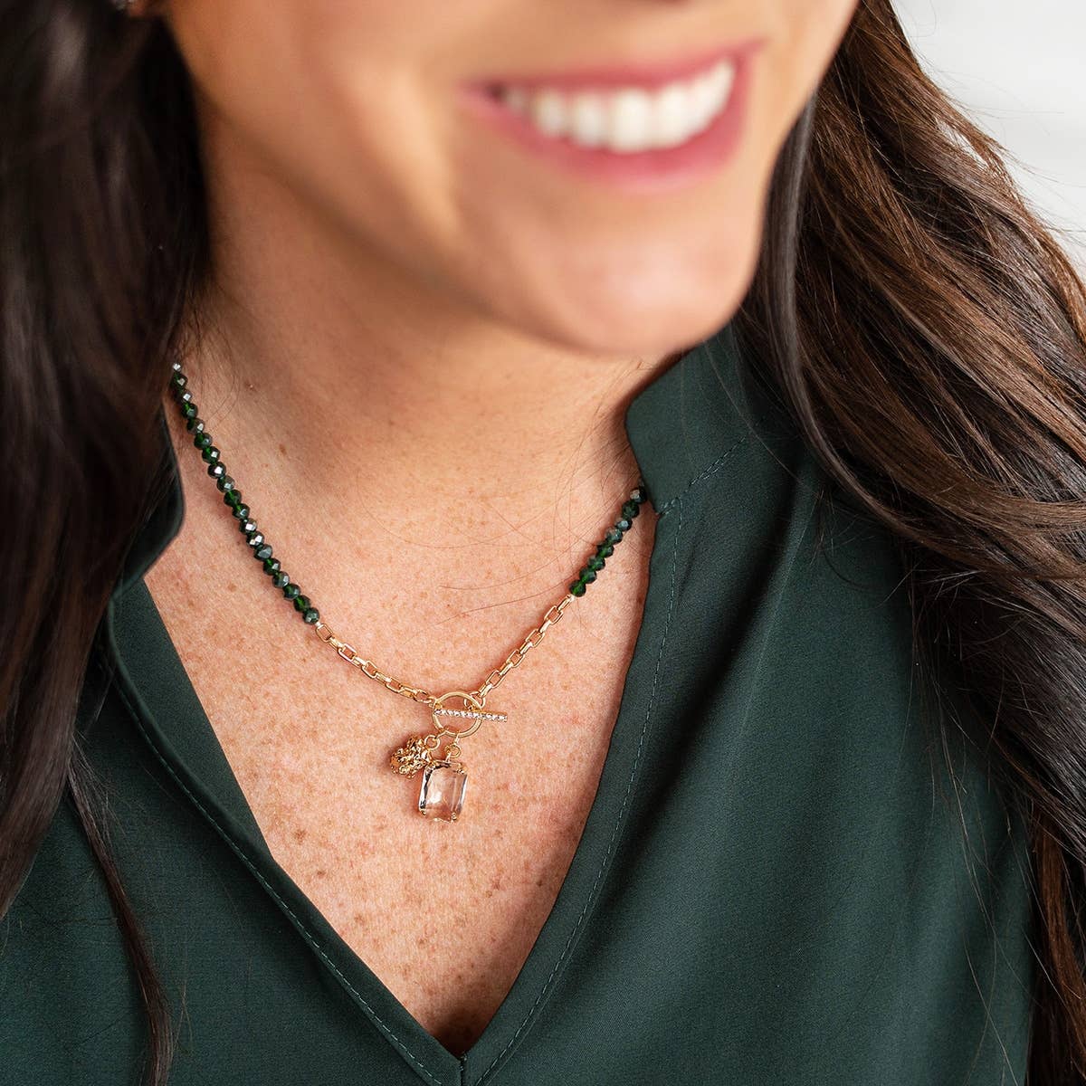 Forest "Lisa" Necklace by Vivi & Lou