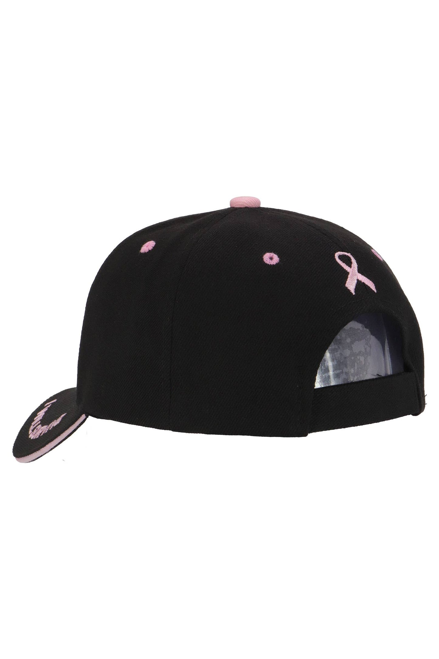 Breast Cancer Awareness Ribbon Baseball Cap by Cap Zone