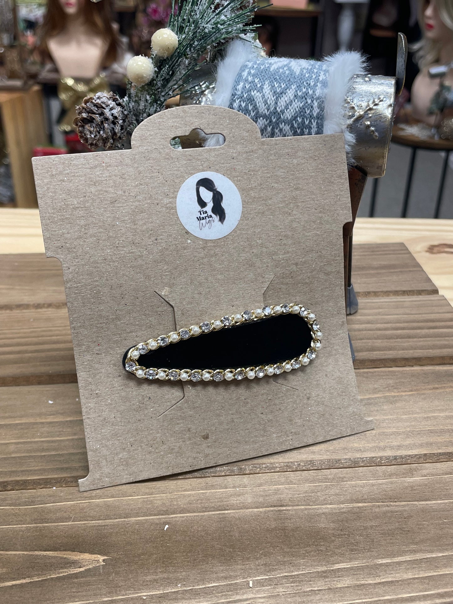 Sparkly Oversized Barrettes For Wigs & Hair