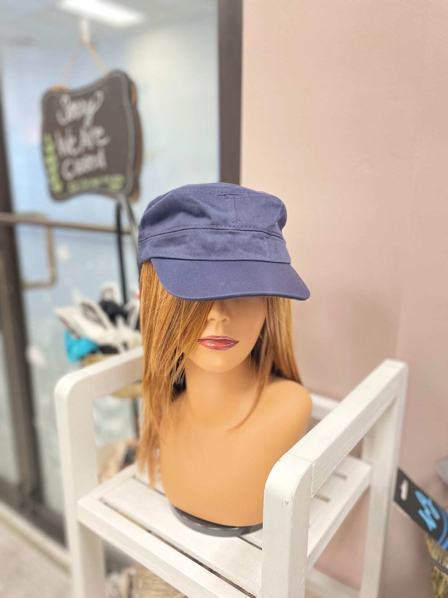 Lightweight Army-Style Cap – Perfect for Wig Wearers