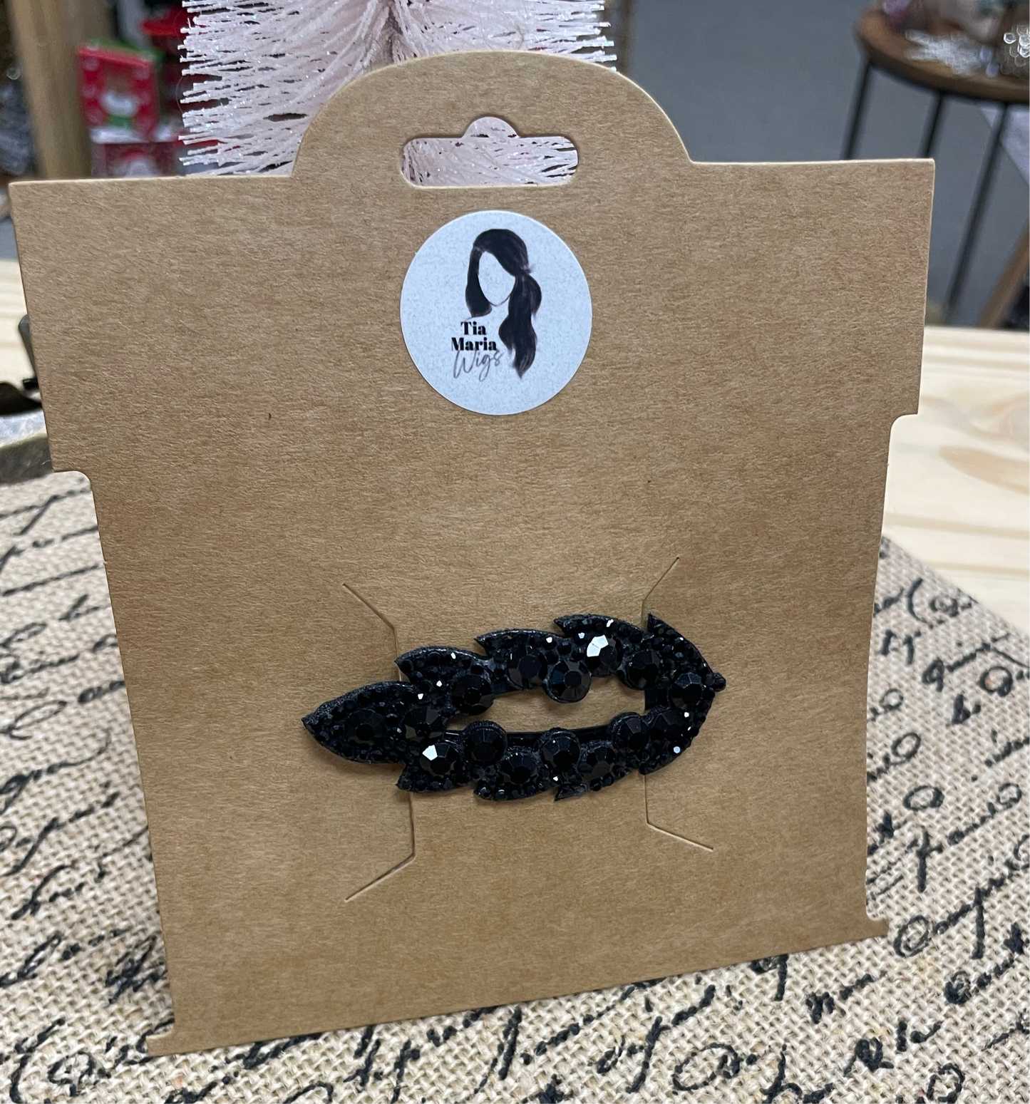 Sparkly Oversized Barrettes For Wigs & Hair