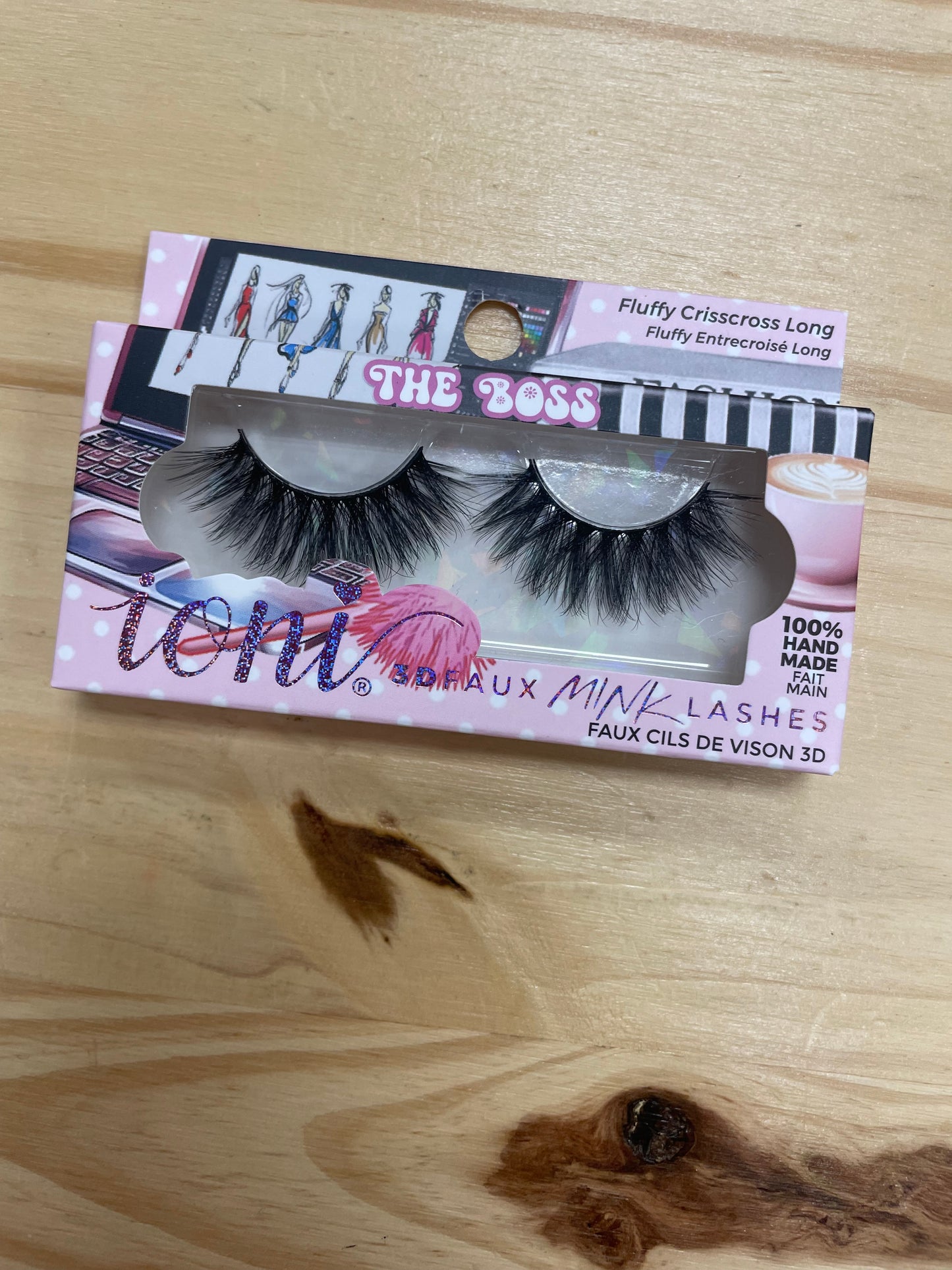 Ioni 3D FLUFFY Faux Mink Eyelashes, 1 Pair Pack