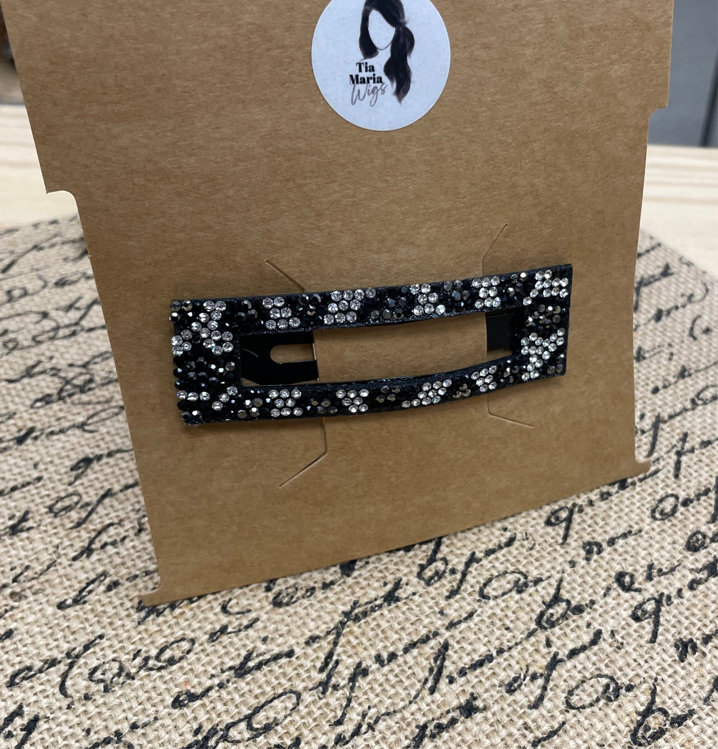 Sparkly Oversized Barrettes For Wigs & Hair