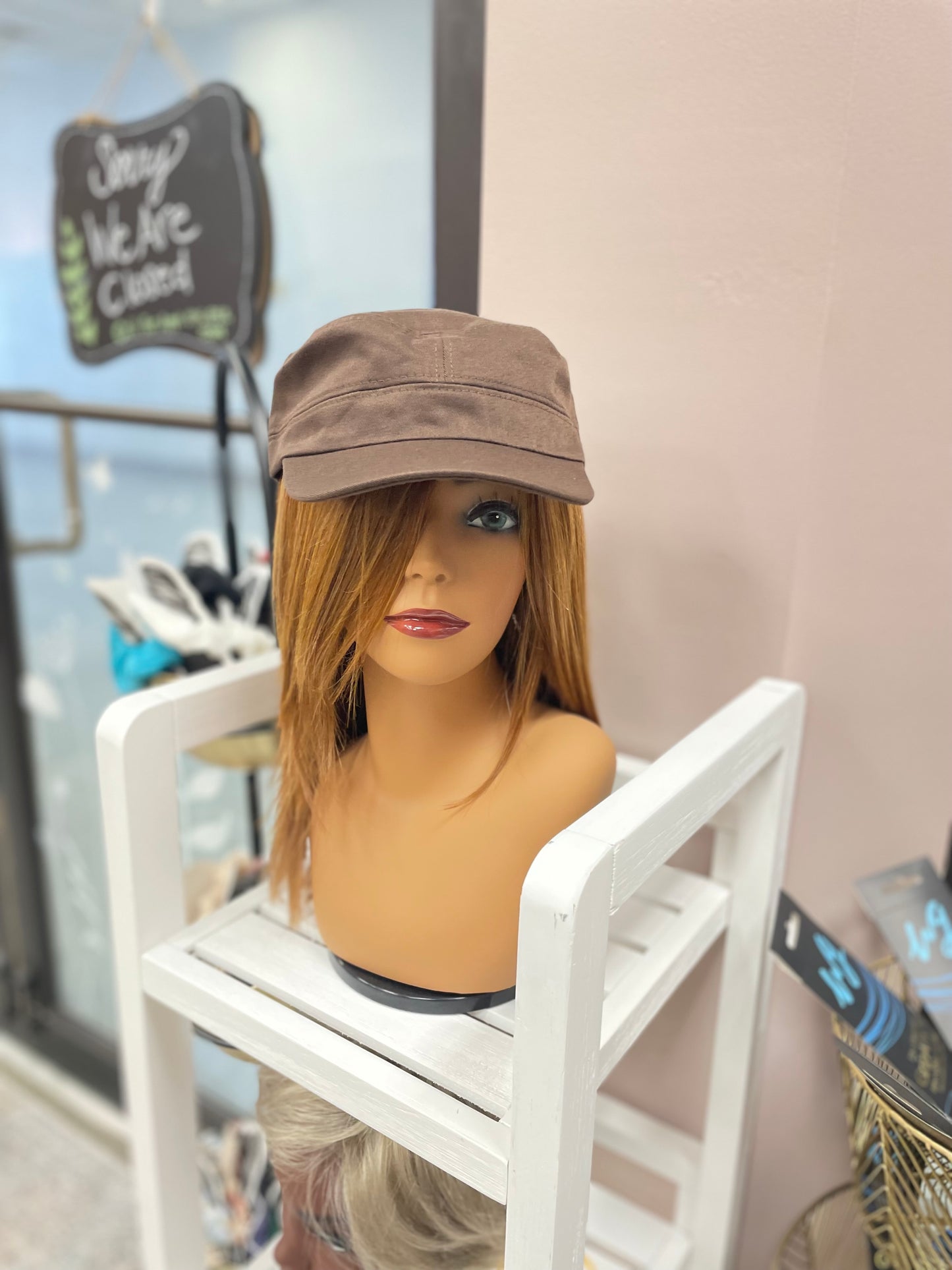Lightweight Army-Style Cap – Perfect for Wig Wearers