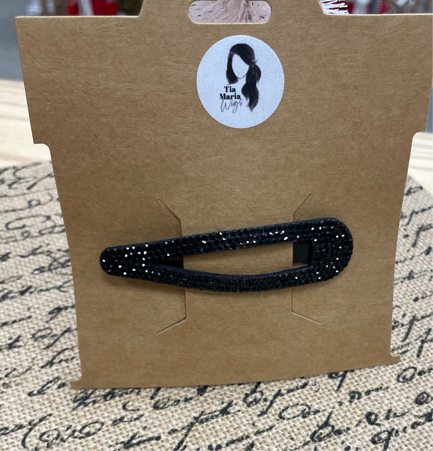 Sparkly Oversized Barrettes For Wigs & Hair