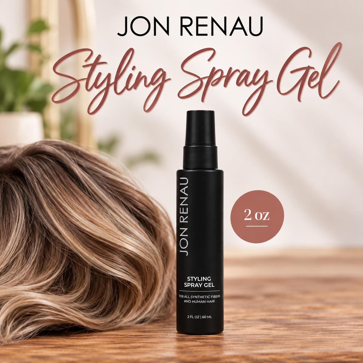 Styling Spray Gel by Jon Renau – 2 oz