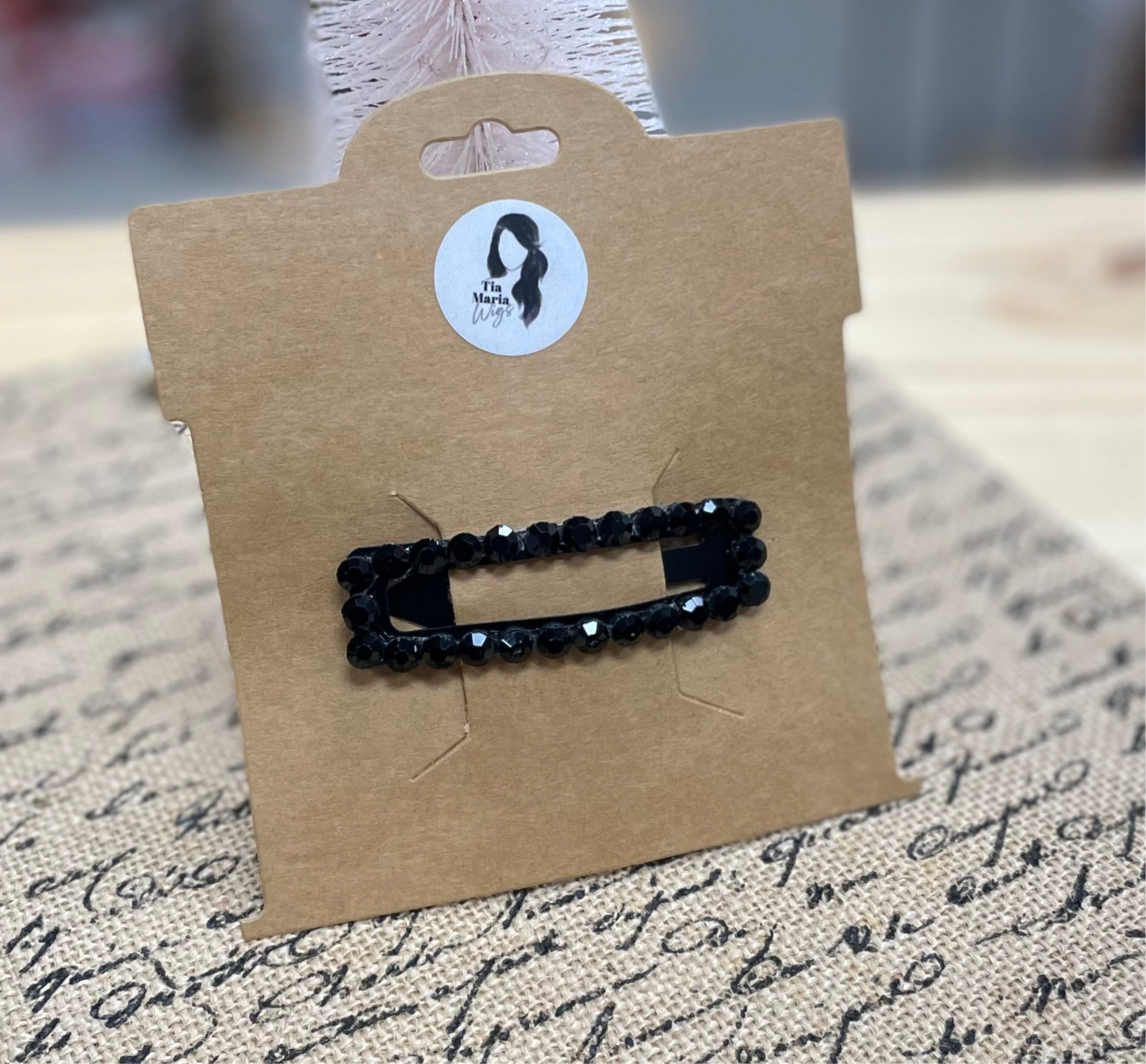 Sparkly Oversized Barrettes For Wigs & Hair