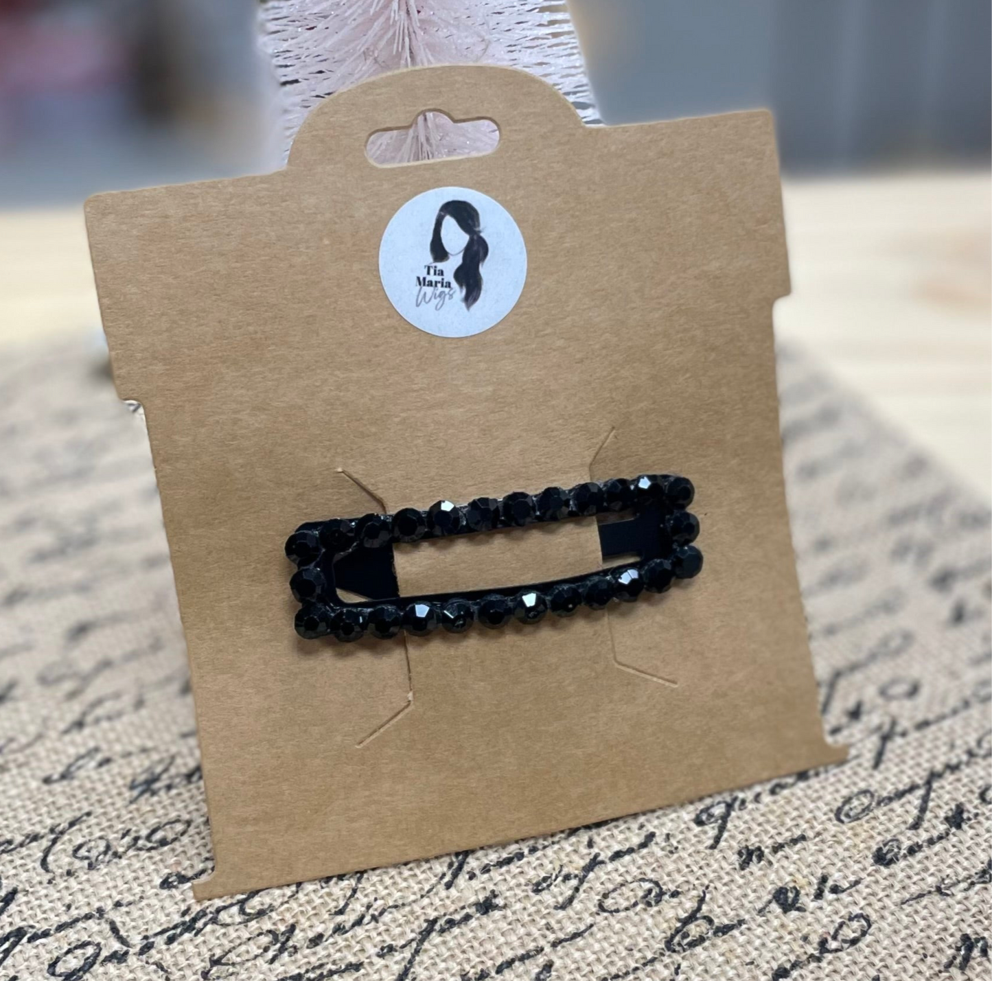 Sparkly Oversized Barrettes For Wigs & Hair