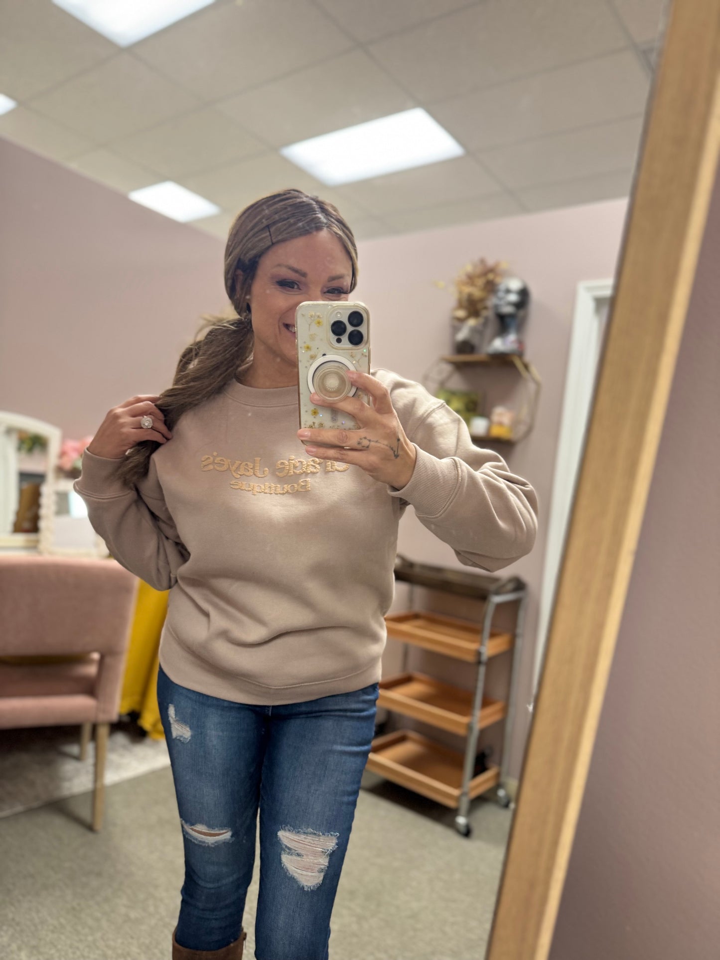 Tia Maria Wigs Boutique Sweatshirt **LIMITED EDITION