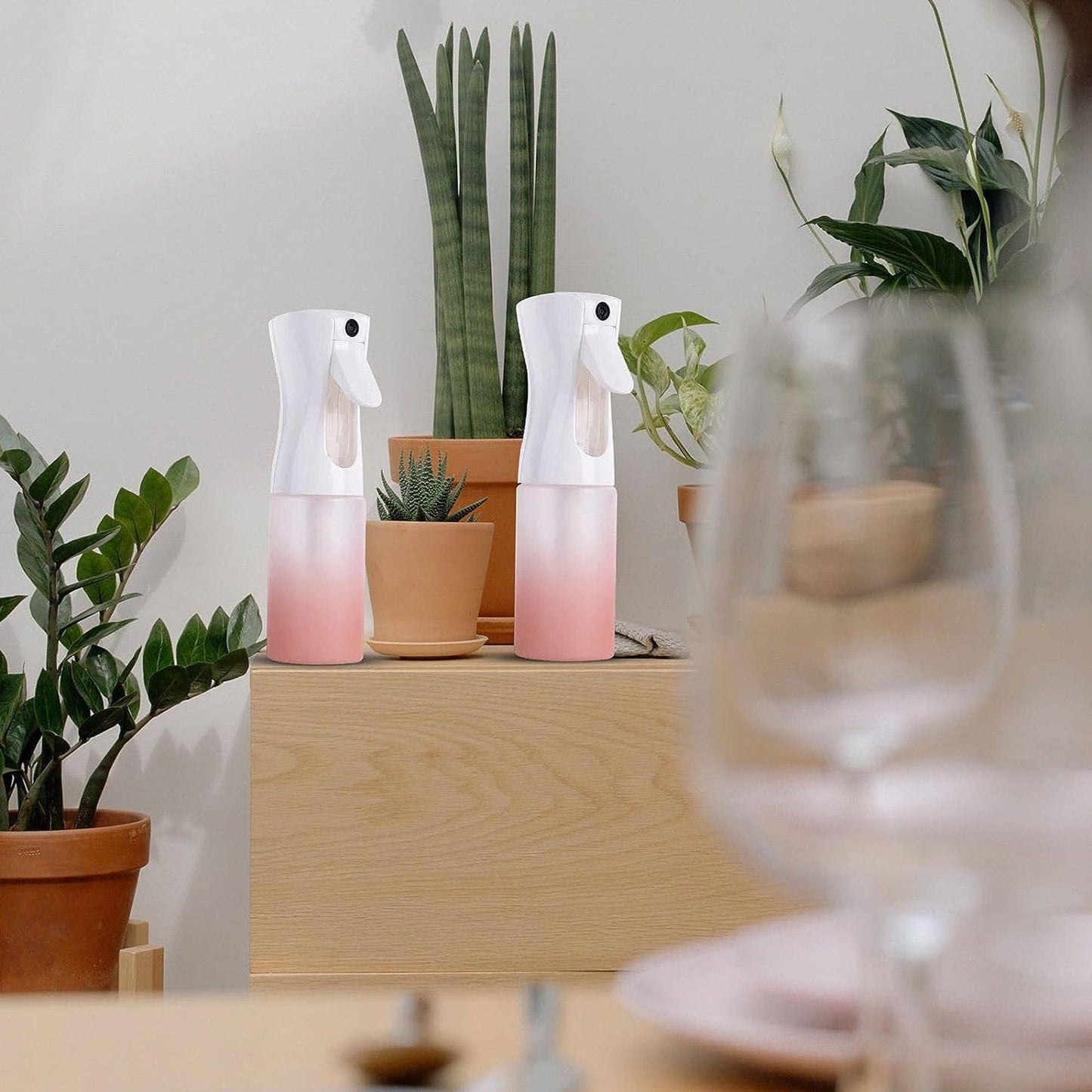 Continuous Spray Nano Fine Mist Sprayer – 150ml/5oz (Gradient Pink)