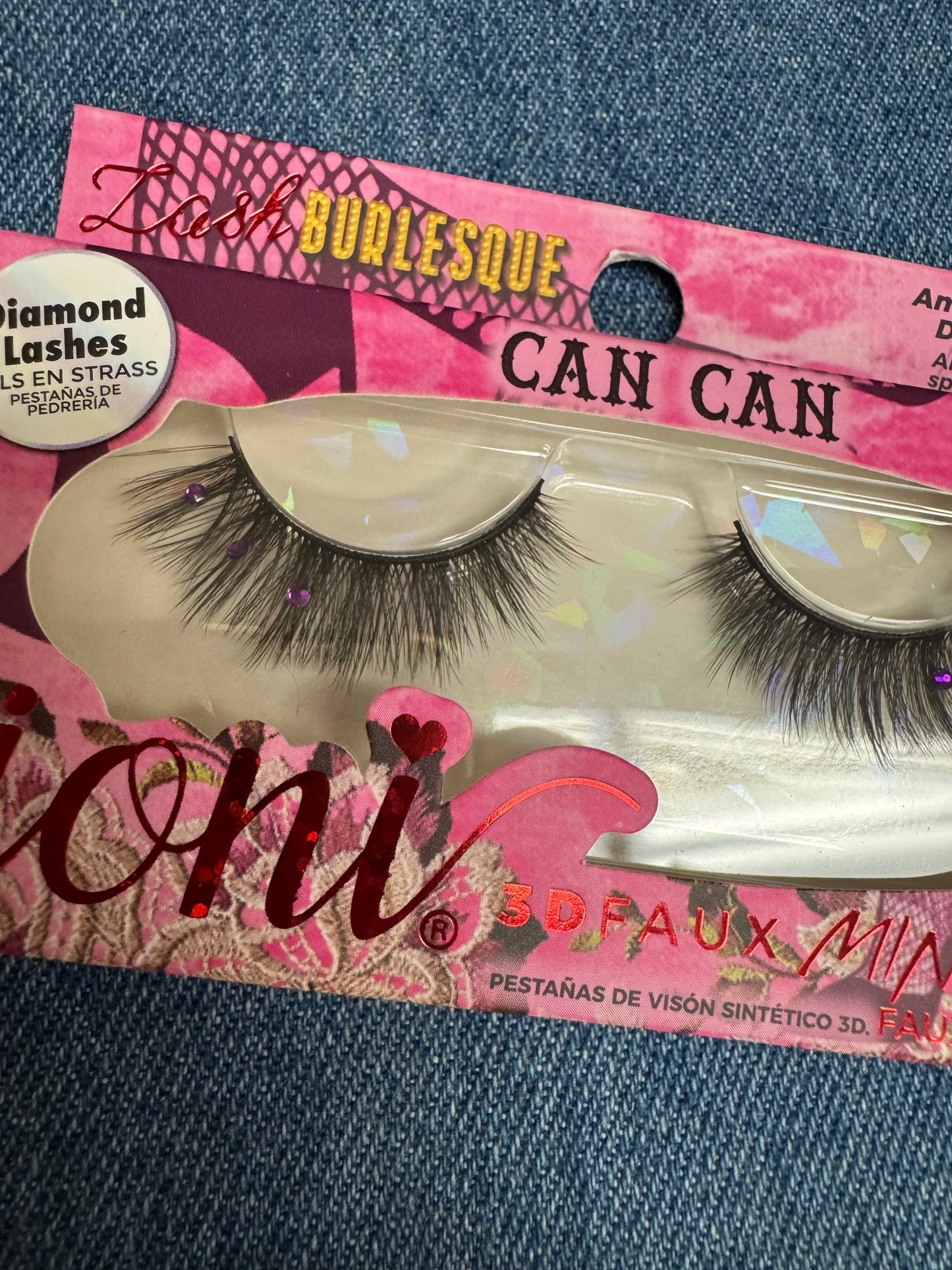 Ioni 3D GEMSTONE Faux Mink Eyelashes, 1 Pair Pack