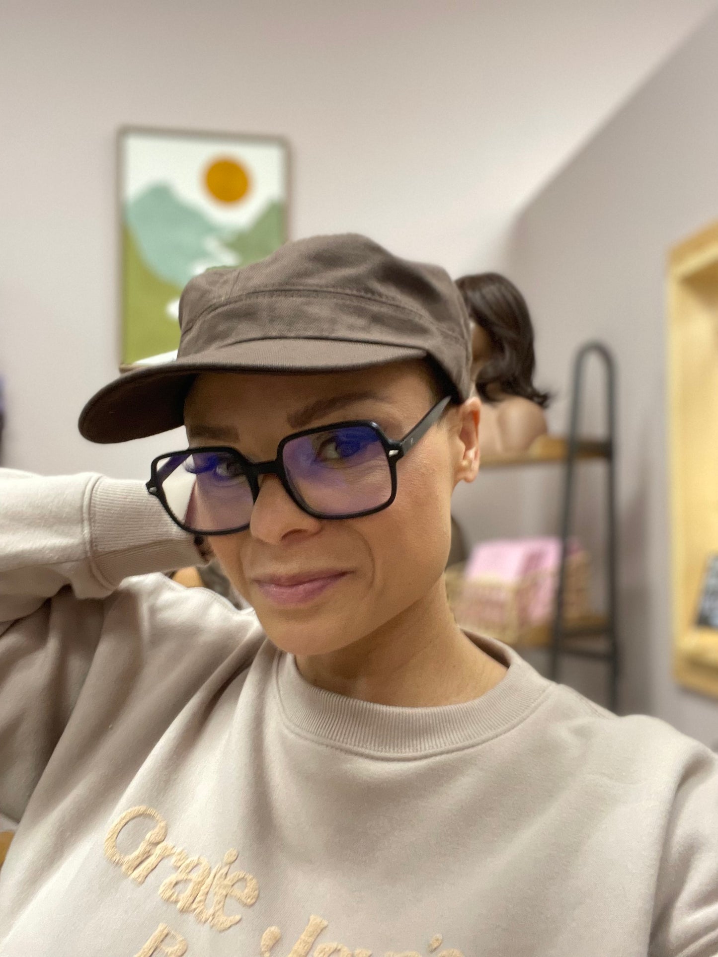 Lightweight Army-Style Cap – Perfect for Wig Wearers