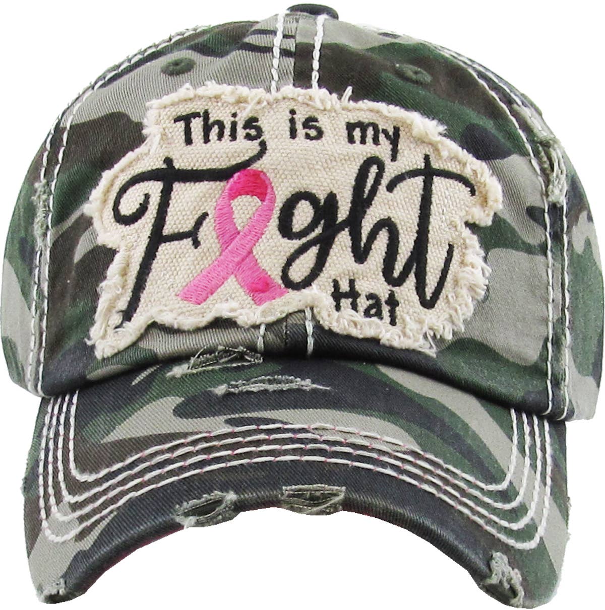 This Is My Fight Hat Vintage Washed Ballcap