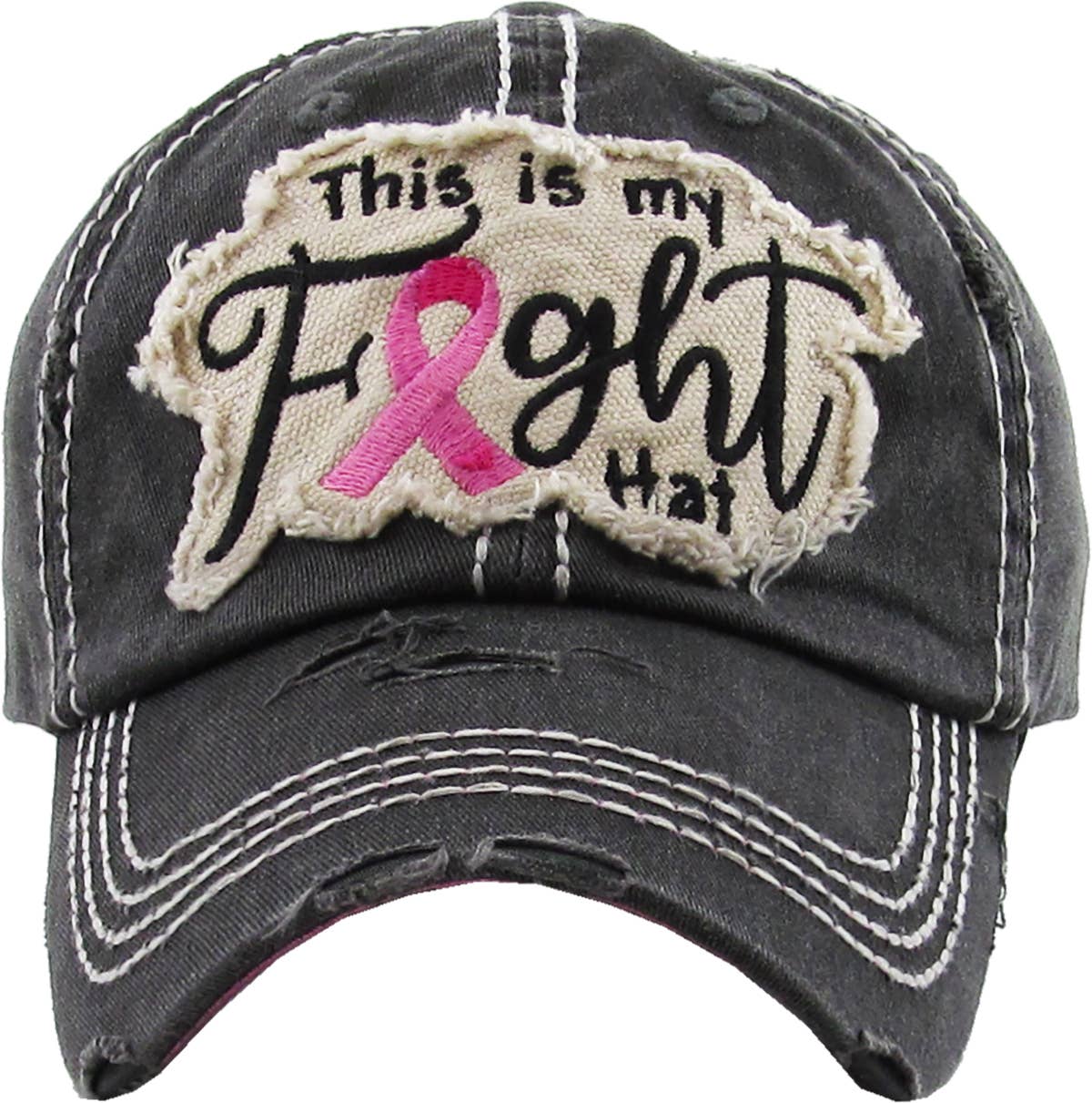 This Is My Fight Hat Vintage Washed Ballcap