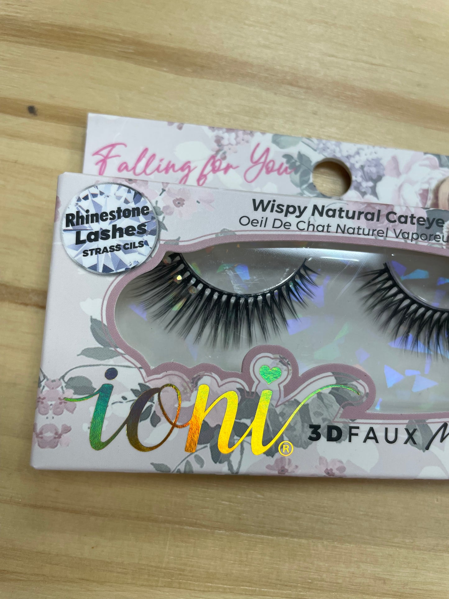 Ioni 3D GEMSTONE Faux Mink Eyelashes, 1 Pair Pack