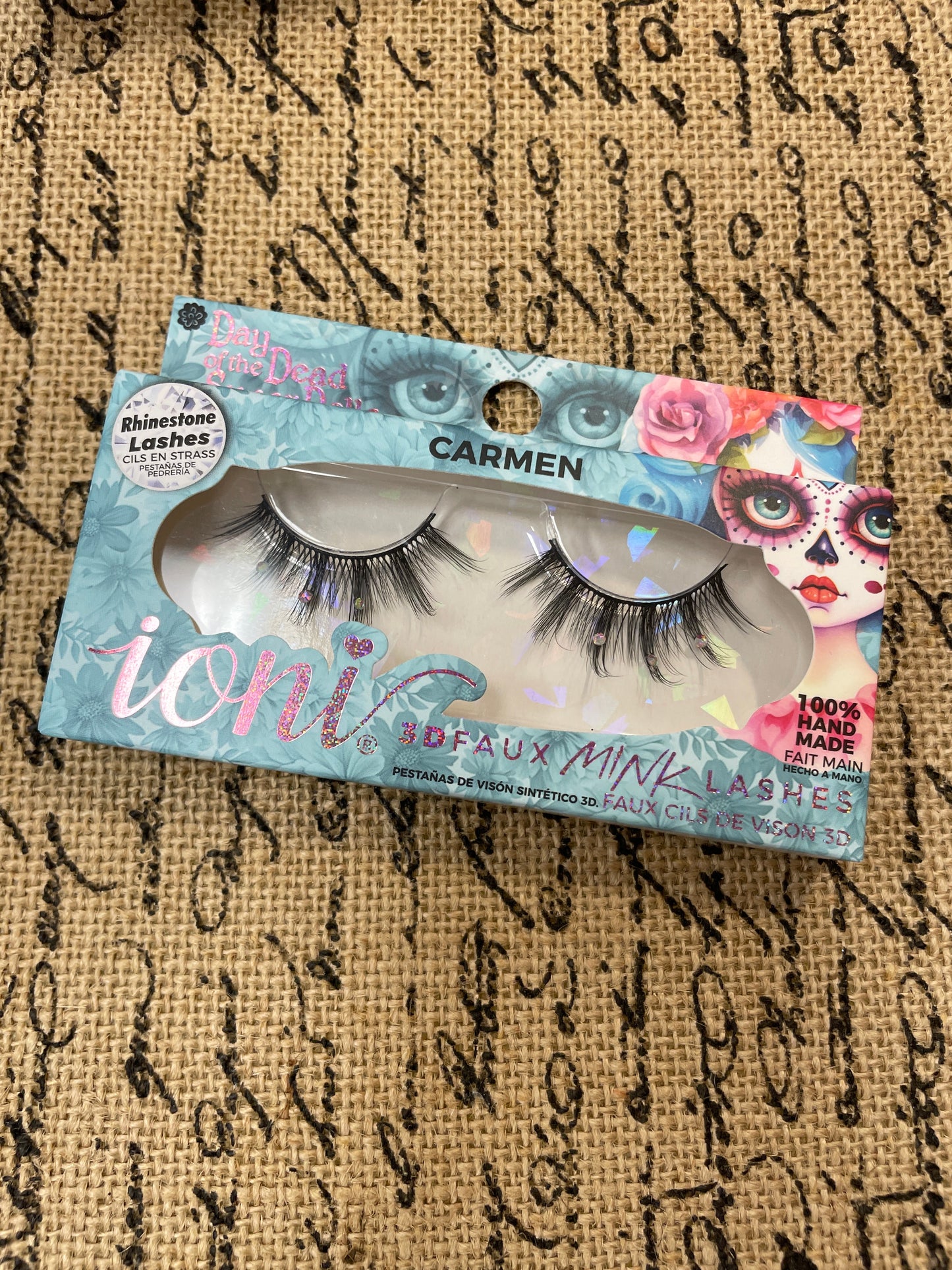 Ioni 3D GEMSTONE Faux Mink Eyelashes, 1 Pair Pack