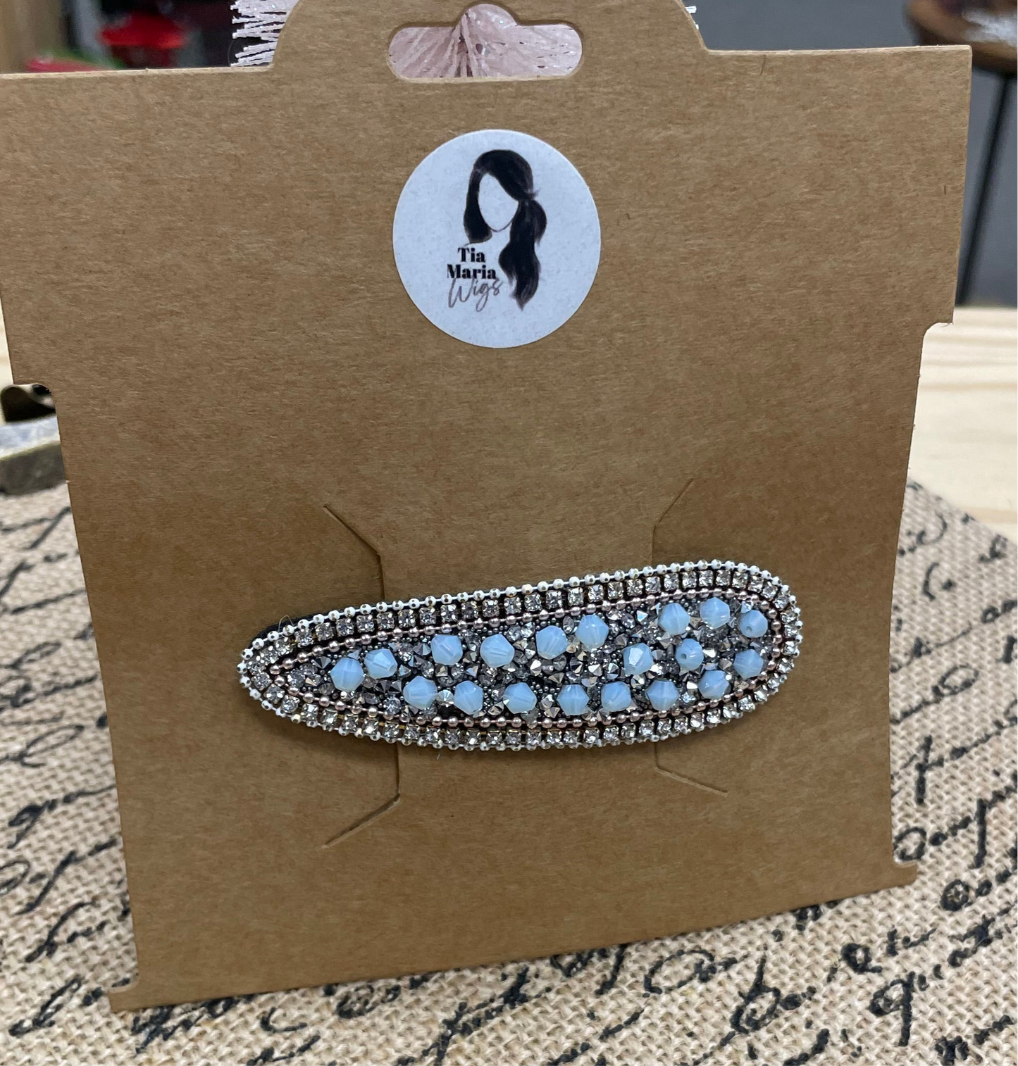 Sparkly Oversized Barrettes For Wigs & Hair