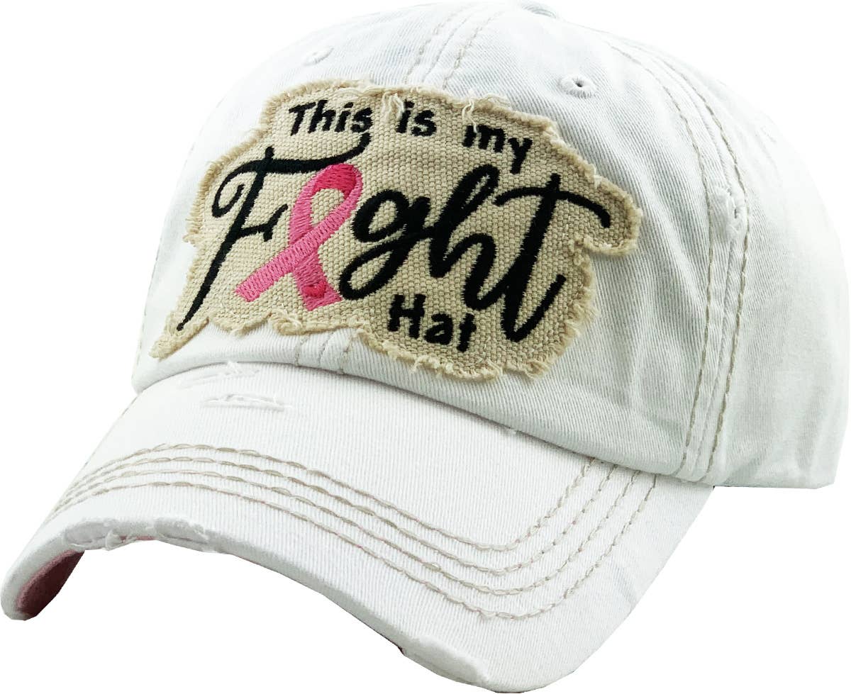 This Is My Fight Hat Vintage Washed Ballcap
