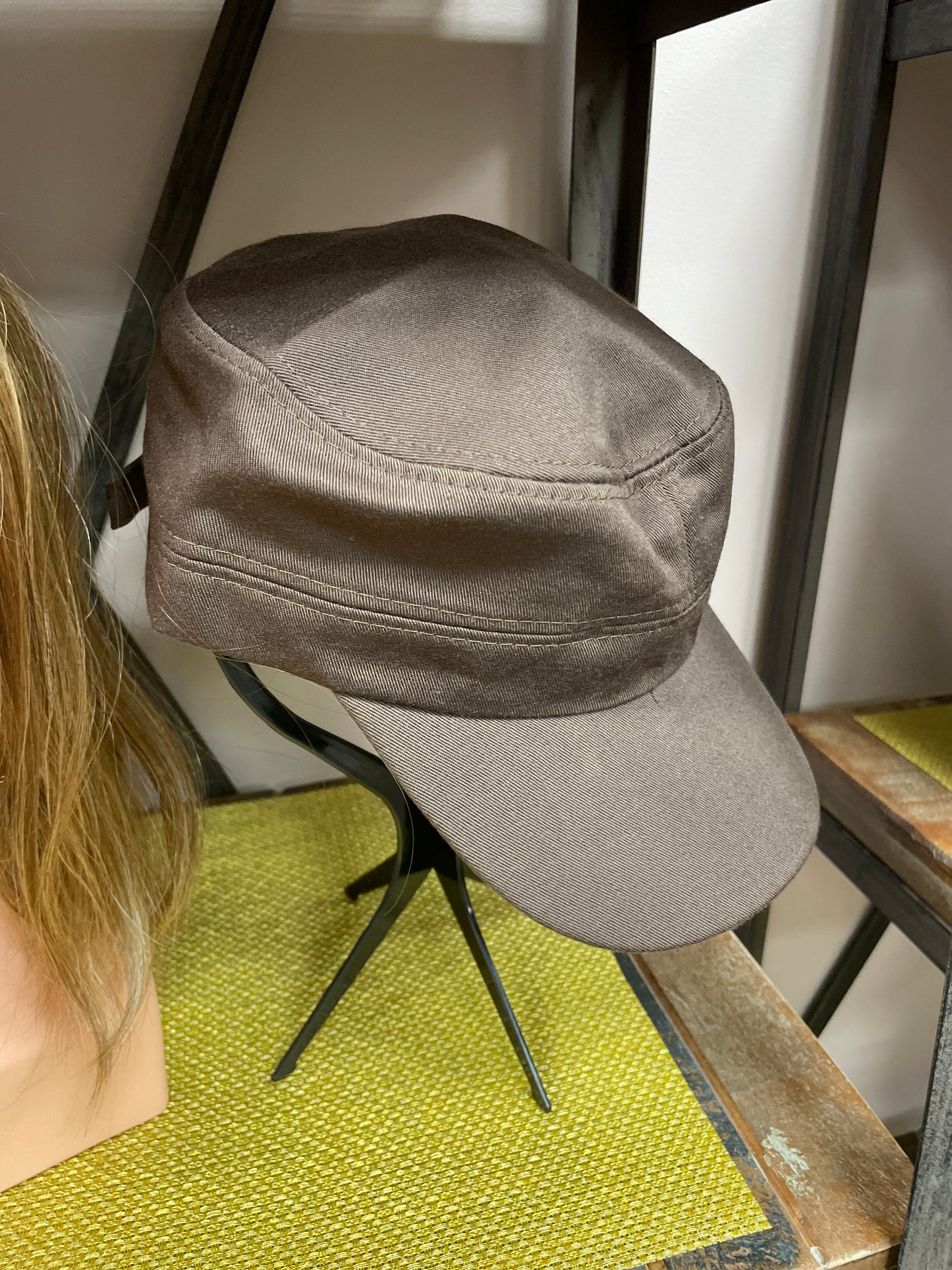 Lightweight Army-Style Cap – Perfect for Wig Wearers
