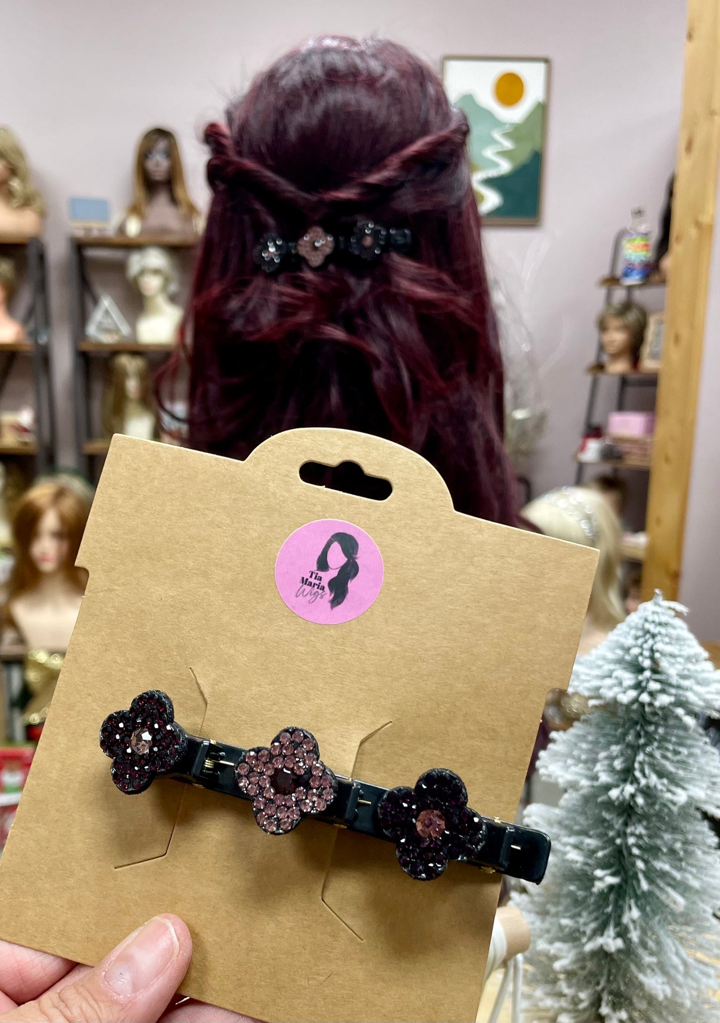 Sparkling Waterfall Clip for Wigs & Hair