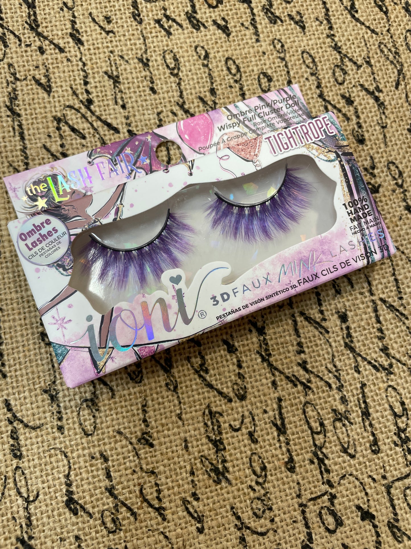 Ioni 3D FASHION & FUN Faux Mink Eyelashes, 1 Pair Pack