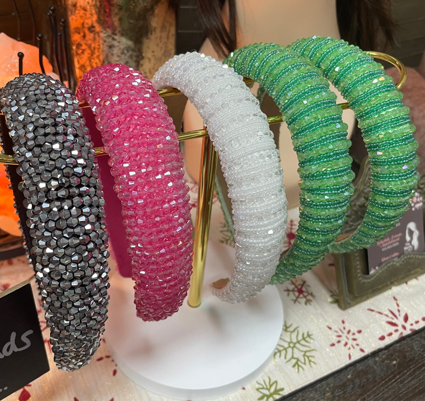 Large Beaded Headbands