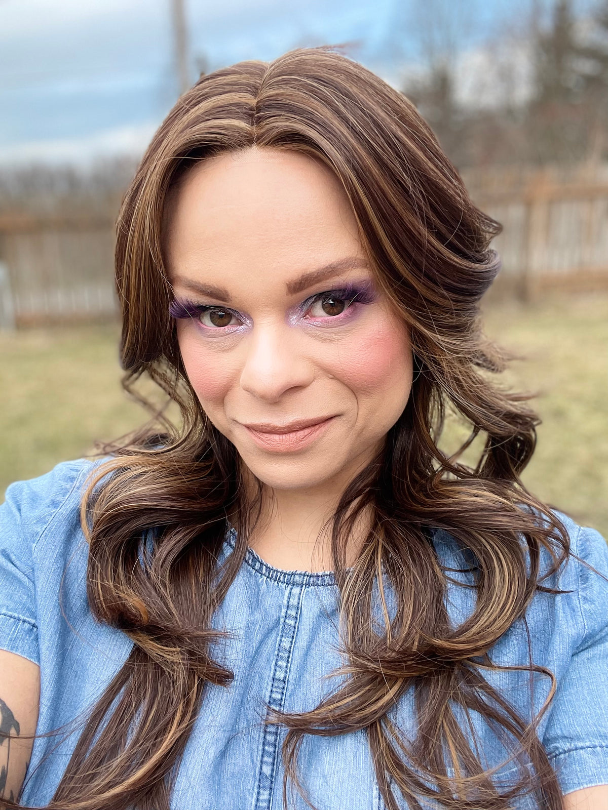 Allure Waves by René of Paris in Marble Brown BOUTIQUE DEAL (DISCONTINUED)