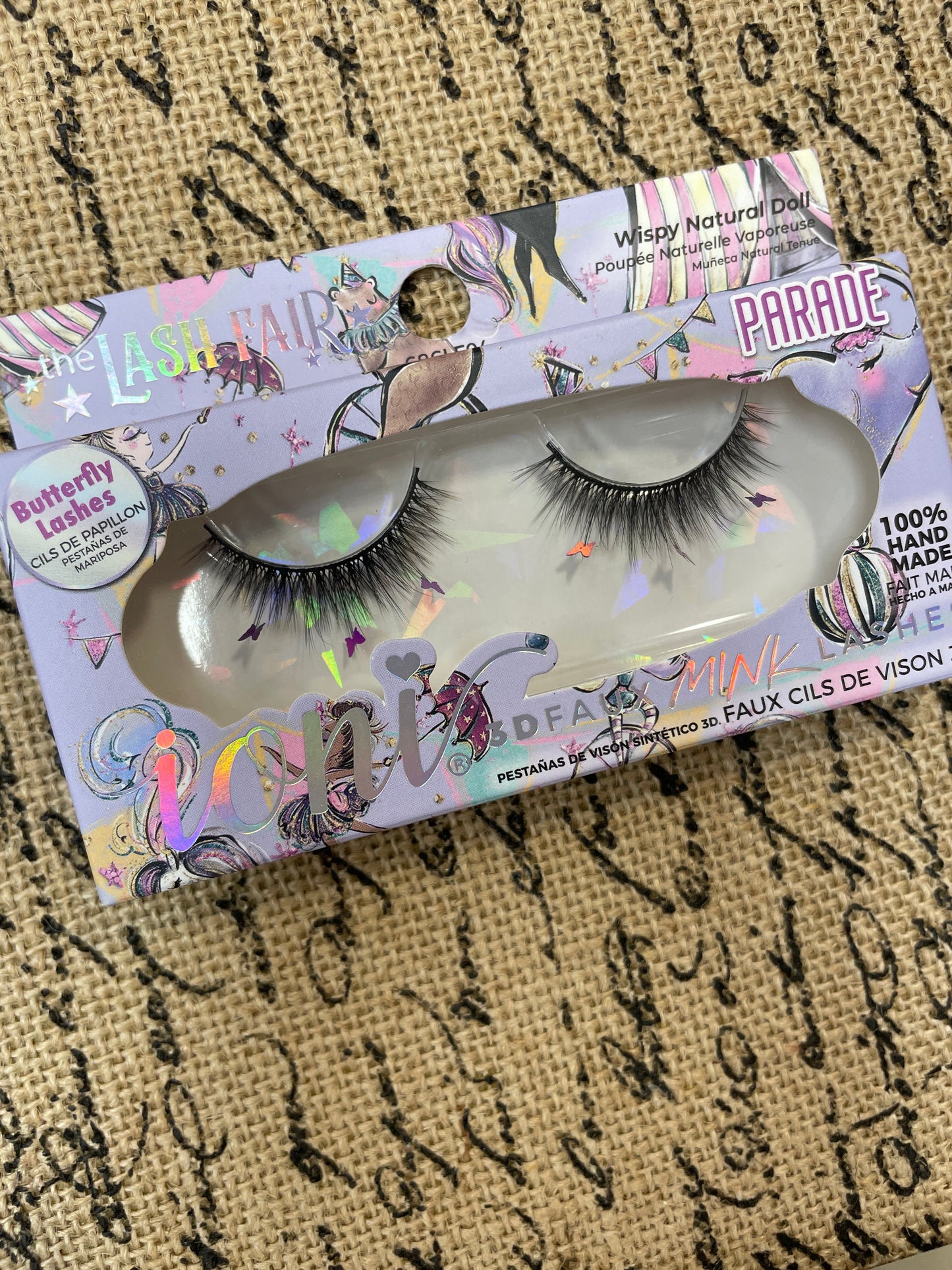 Ioni 3D FASHION & FUN Faux Mink Eyelashes, 1 Pair Pack