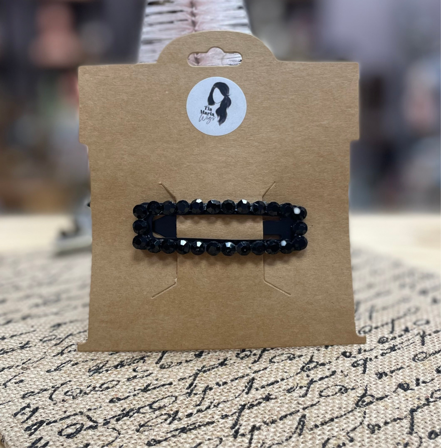 Sparkly Oversized Barrettes For Wigs & Hair