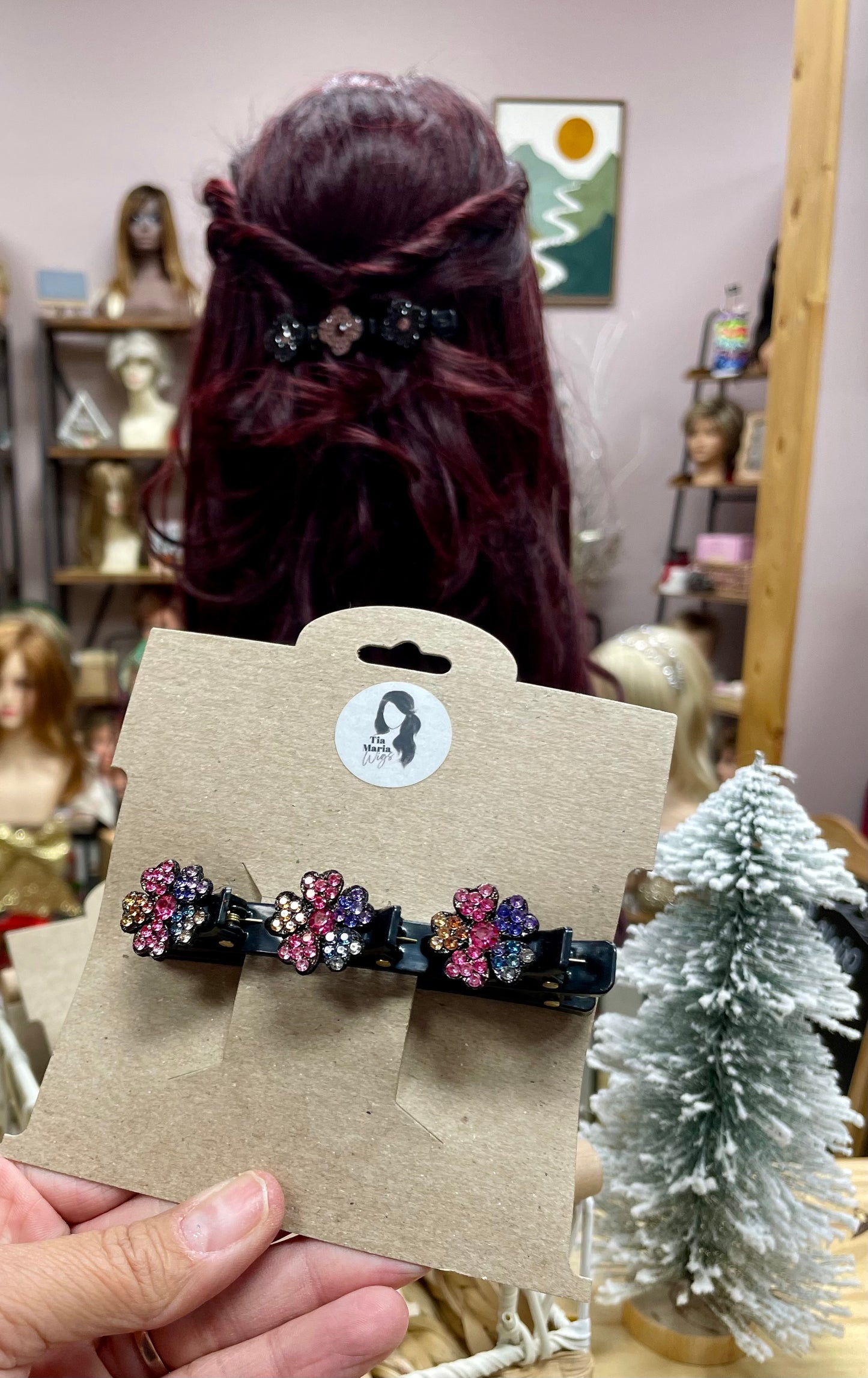 Sparkling Waterfall Clip for Wigs & Hair