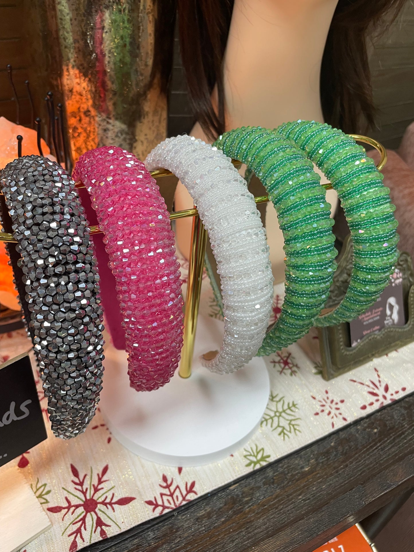 Large Beaded Headbands