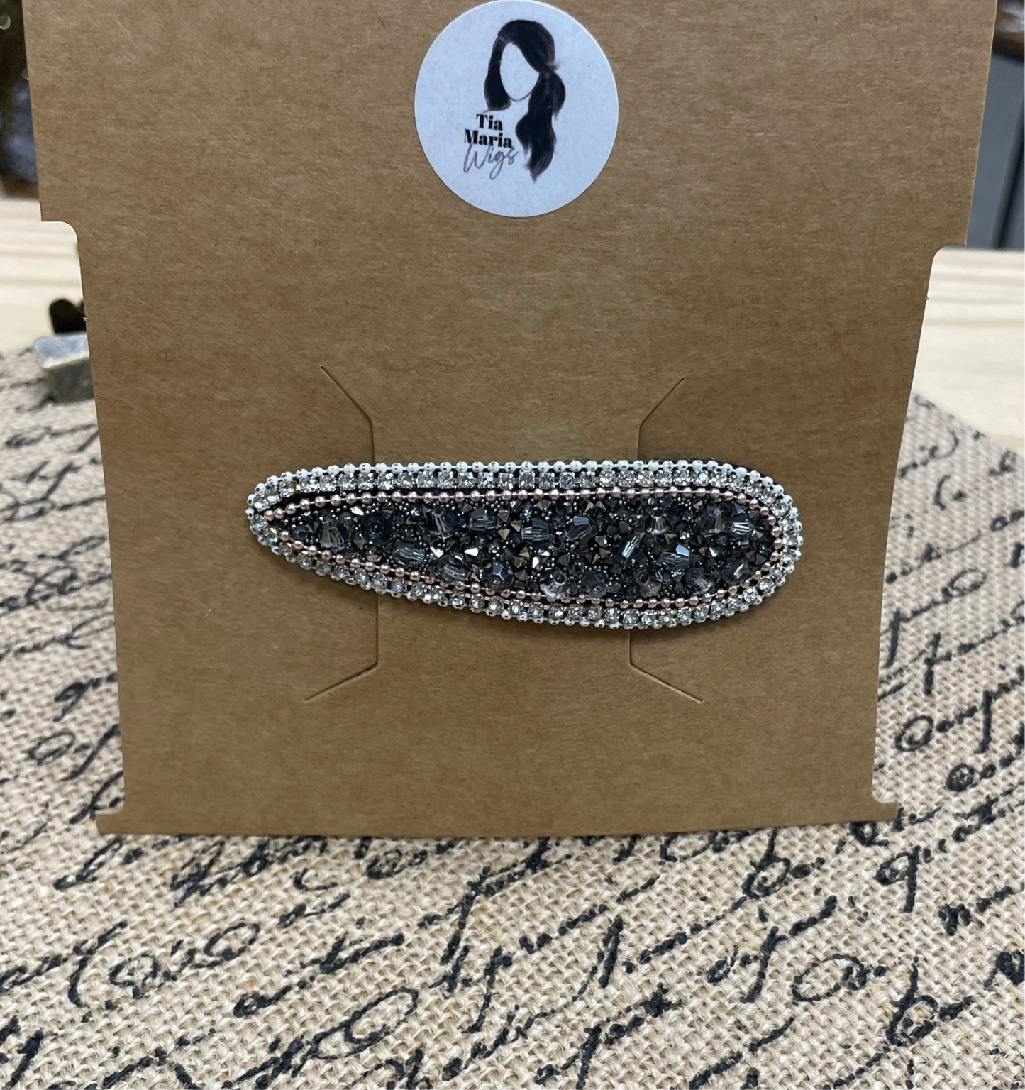 Sparkly Oversized Barrettes For Wigs & Hair