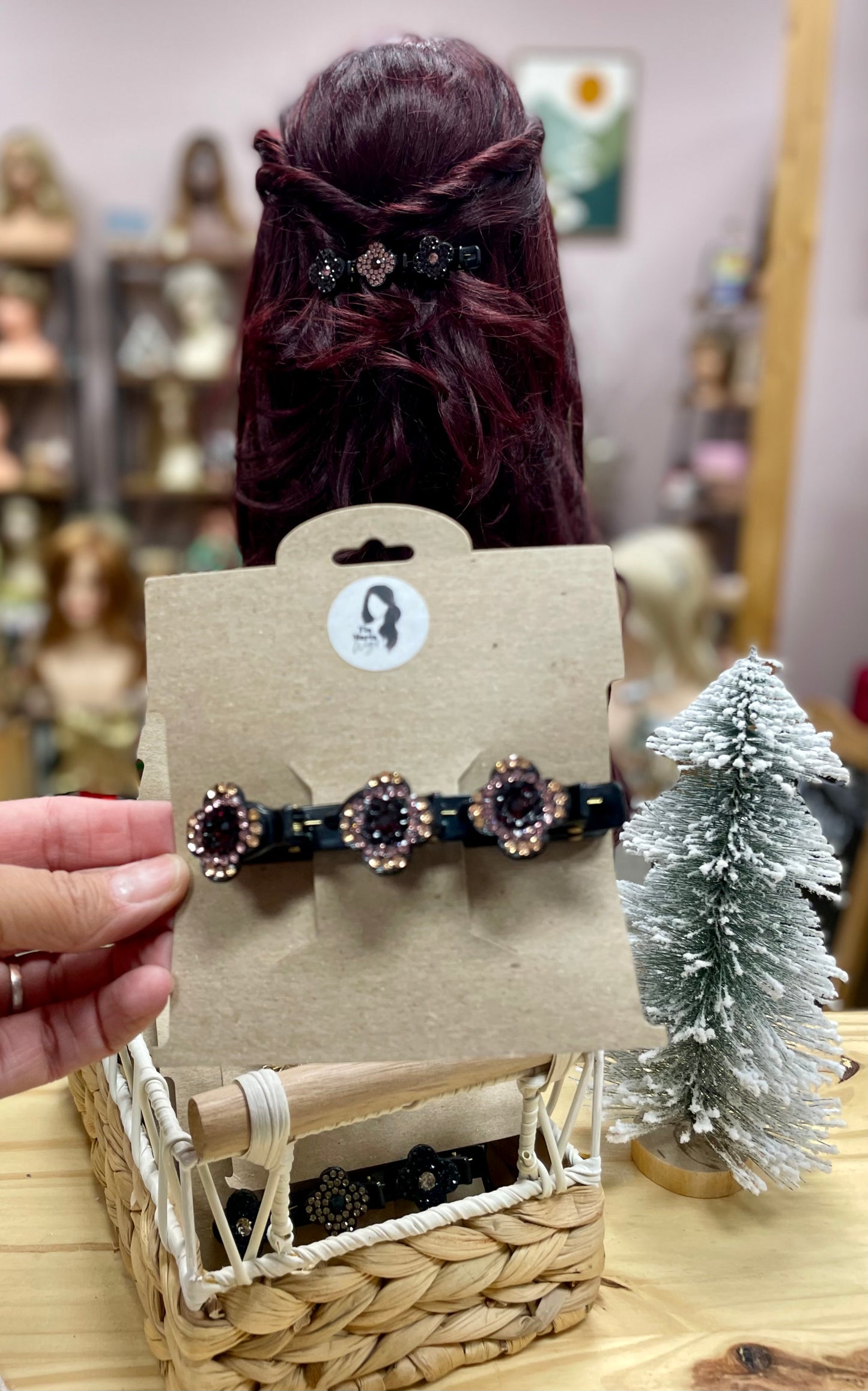 Sparkling Waterfall Clip for Wigs & Hair