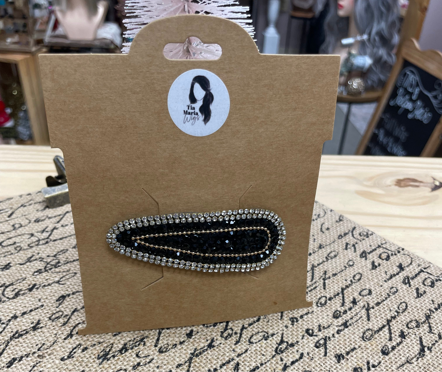 Sparkly Oversized Barrettes For Wigs & Hair