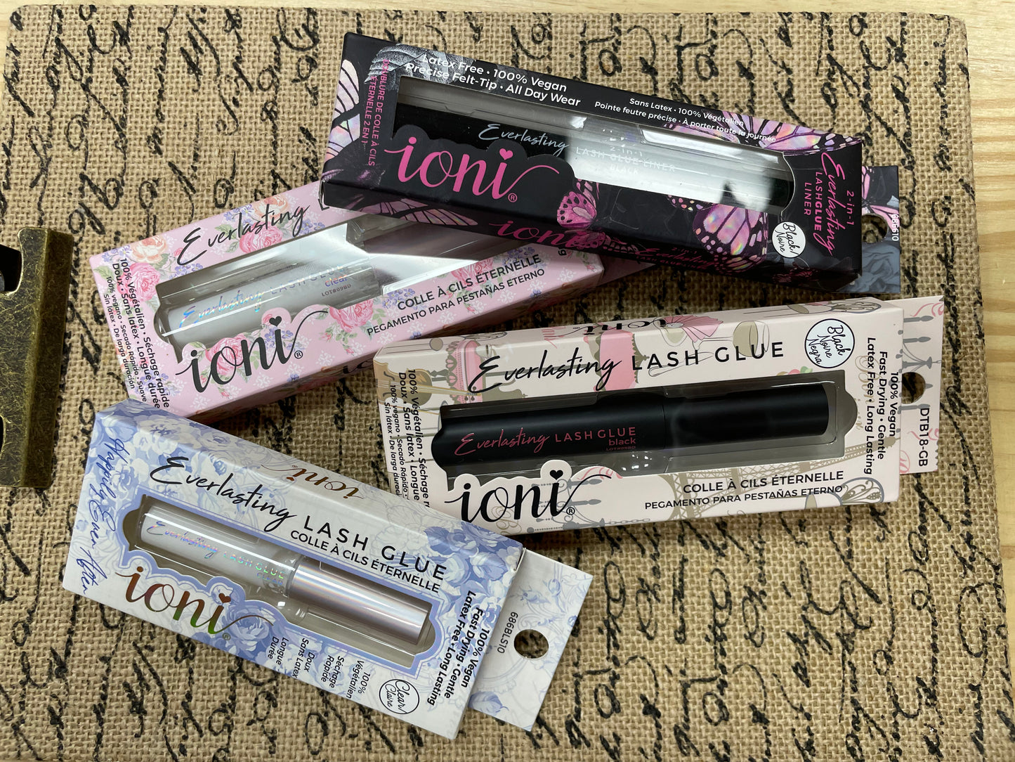 Ioni Eyelash 2-in1 Liner/Glue - Black