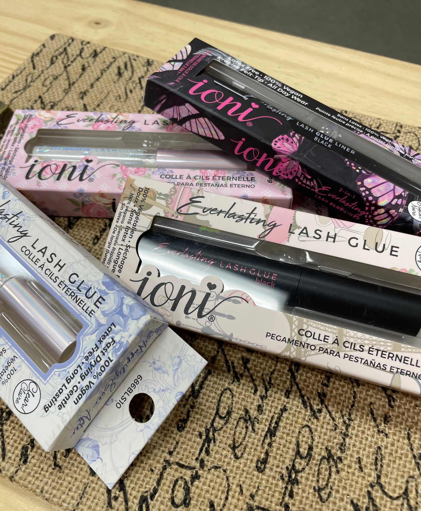 Ioni Eyelash 2-in1 Liner/Glue - Black