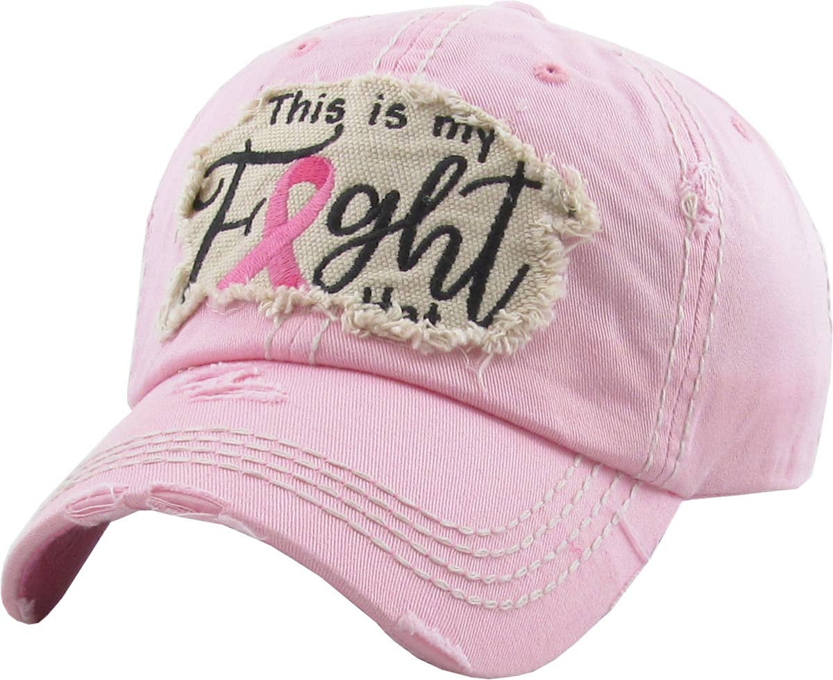 This Is My Fight Hat Vintage Washed Ballcap