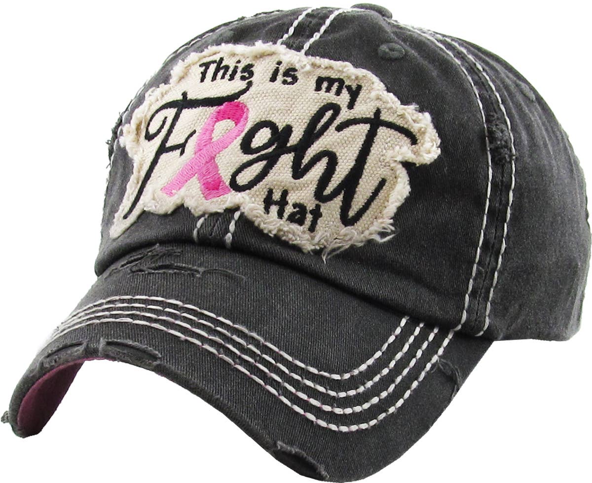 This Is My Fight Hat Vintage Washed Ballcap