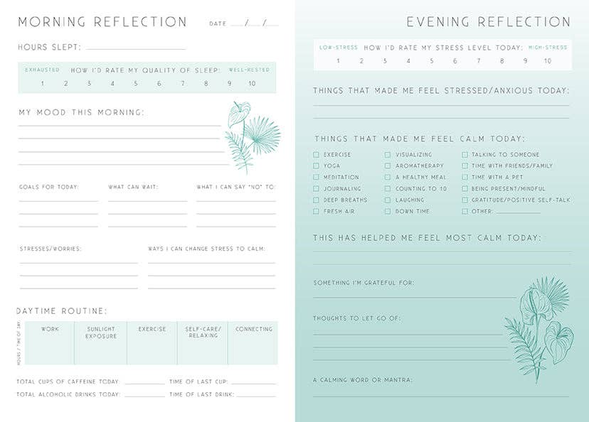 Calm: A Day and Night Reflection Journal by Insight Editions