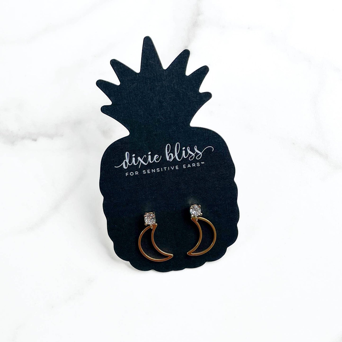 Moon of Selene Earrings by Dixie Bliss