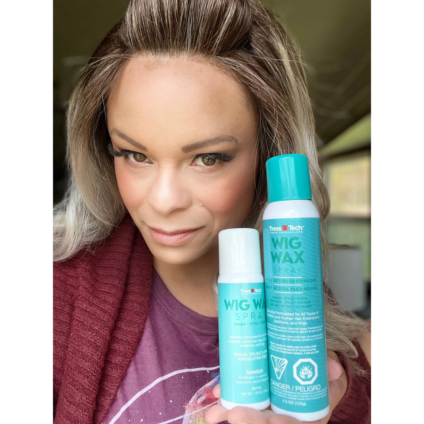 NEW!! TressTech Wig Wax MINI Spray by Tressallure