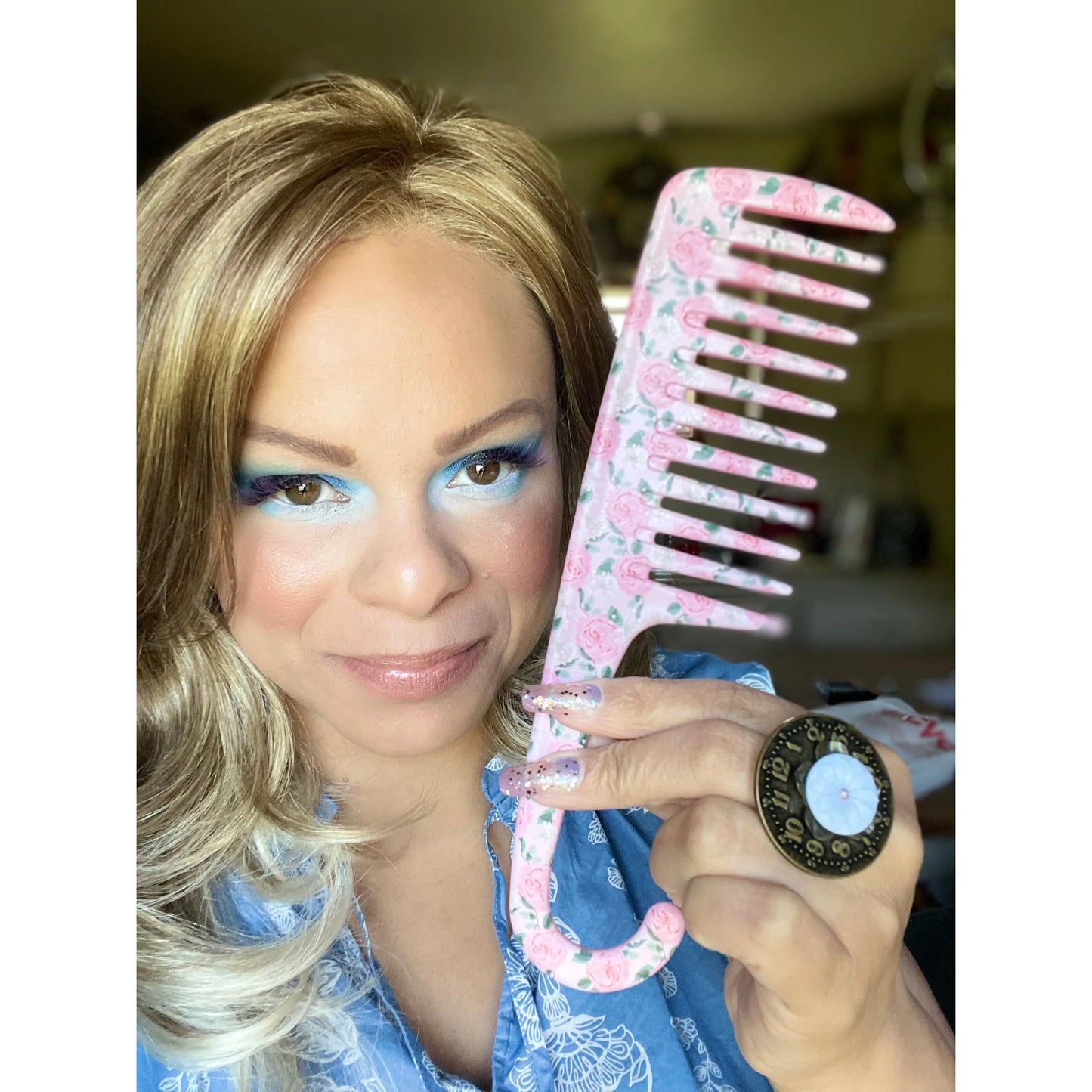 Rose Detangling Comb