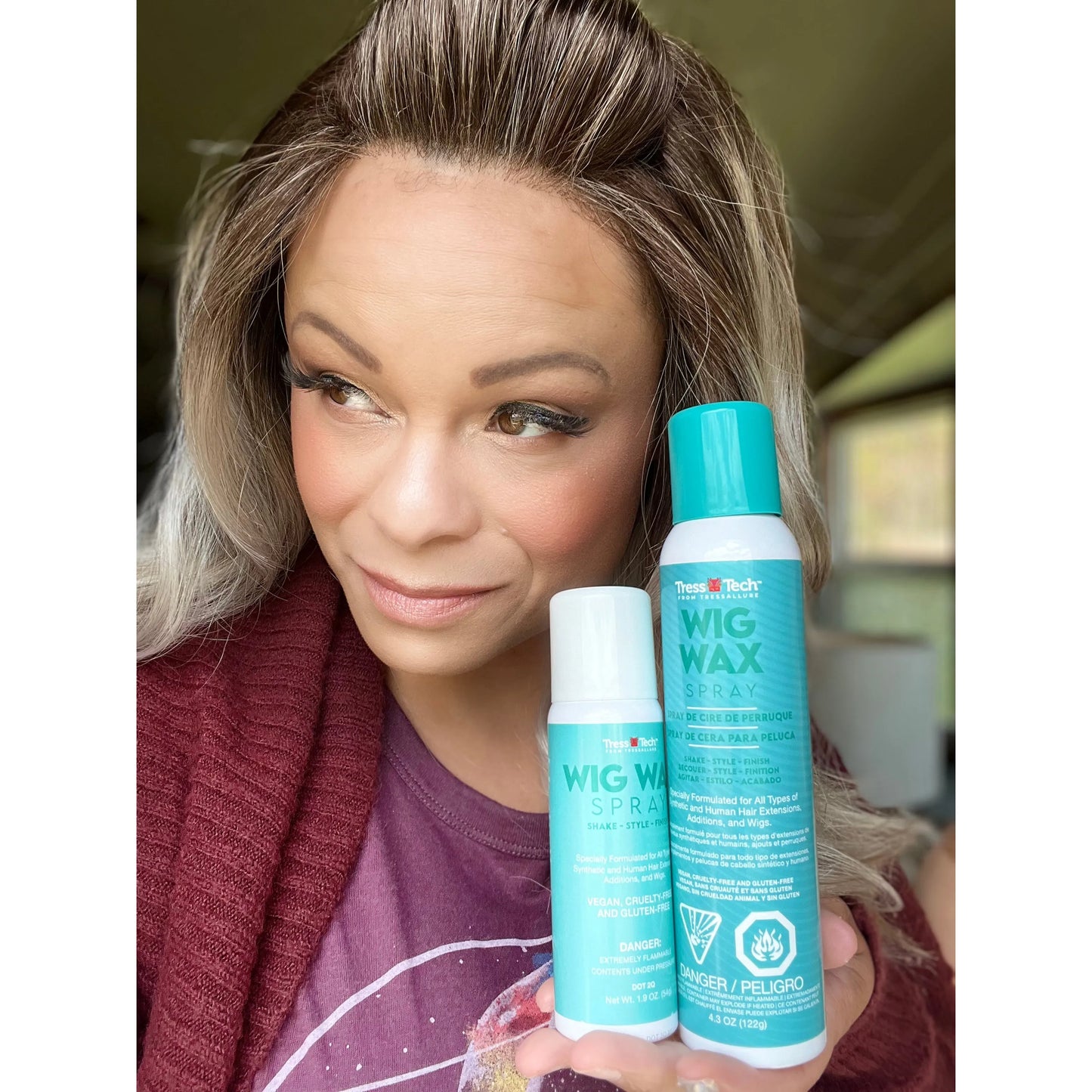 NEW!! TressTech Wig Wax MINI Spray by Tressallure