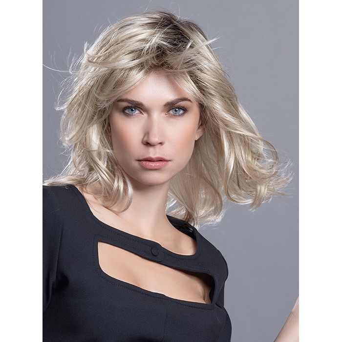 ALIVE in CHAMPAGNE ROOTED 25.22.26 | Lightest Golden Blonde and Light Neutral Blonde blend with Light Golden Blonde and Shaded Roots
