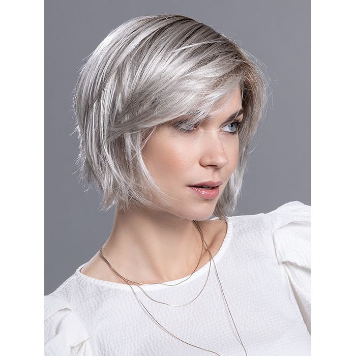 FRENCH by ELLEN WILLE in SILVER BLONDE ROOTED 60.24.56 | Pure Silver White Blended with Light Ash Blonde