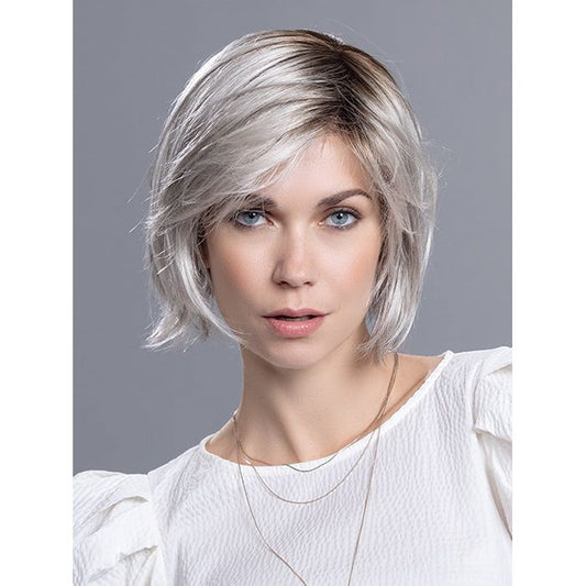 FRENCH by ELLEN WILLE in SILVER BLONDE ROOTED 60.24.56 | Pure Silver White Blended with Light Ash Blonde